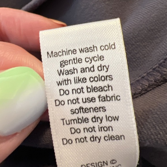 Athleta Fusion Flare Wide Leg Pull On Yoga Activewear Pants Size Large Gray - Picture 9 of 9